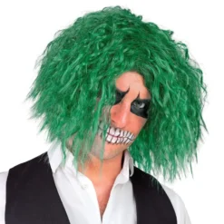 Hullu Joker Vihreä Peruukki