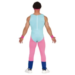 Hyvin varusteltu 80-luvun Aerobicmies Naamiaisasu