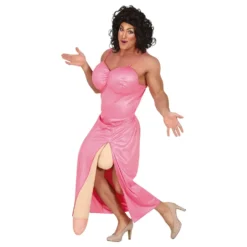 Hyvinvarustettu dragqueen naamiaisasu