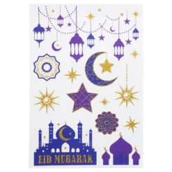 Ikkunatarrat Eid Mubarak