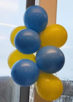 Ilmapallopaketti Sininen/Keltainen