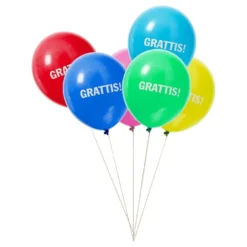 Ilmapallot Grattis