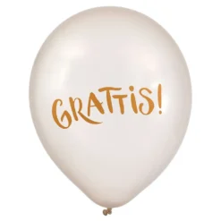 Ilmapallot Helmiäinen Grattis!