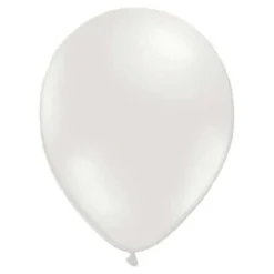 Ilmapallot Metallic Valkoinen