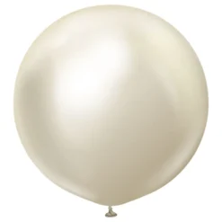 Ilmapallot Professional Jättimäiset White Gold Chrome