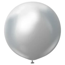 Ilmapallot Professional Jättimäiset Hopea Chrome