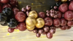Ilmapallot Professional Mini Burgundy Chrome
