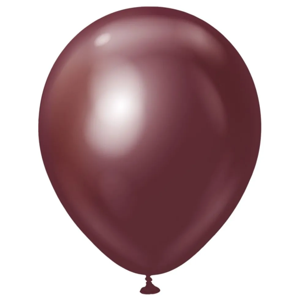 Ilmapallot Professional Suuret Burgundy Chrome