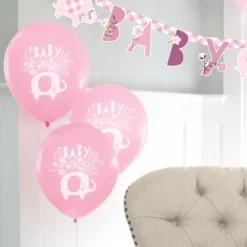 Ilmapallot Vaaleanpunainen Baby Elefantti
