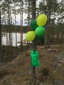 Ilmapallot Vihreä-Limenvihreä-Tummanvihreä
