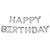 Ilmapalloviirinauha Happy Birthday Hopea