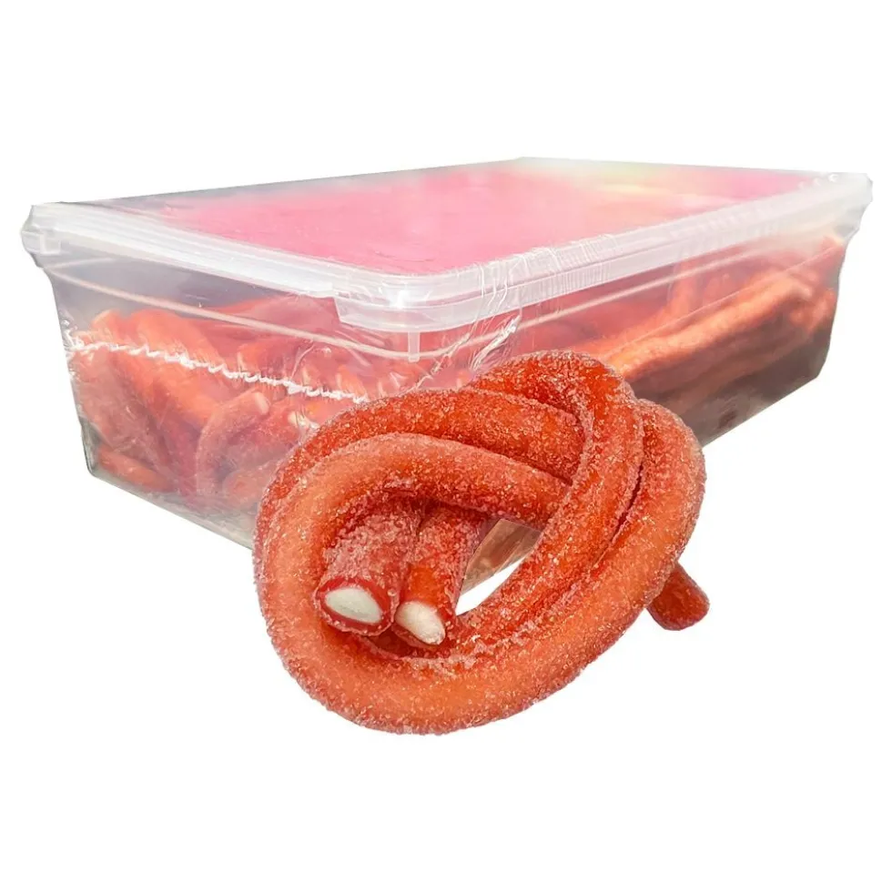 Jellioo Sour Pencils Strawberry Suurpakkaus