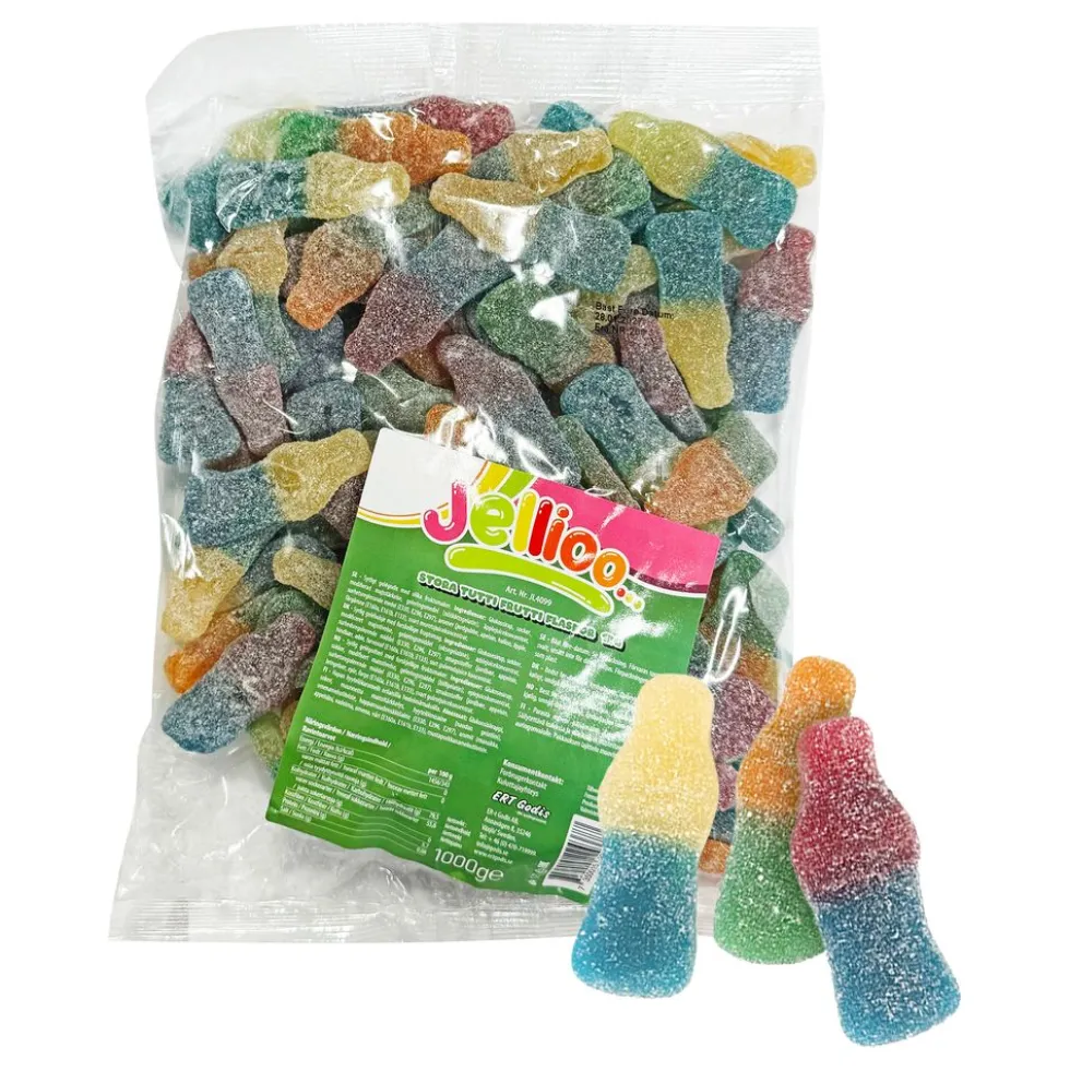 Jellioo suuret tutti frutti -pullot suurpakkaus
