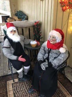 Joulupukkinaamari Hatulla Ja Parralla