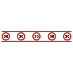 Juhlateippi Liikennemerkki 30