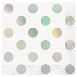 Kahviservetit Hopea Metallic Polka Dot