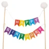 Kakkukoriste Happy Birthday Viiri