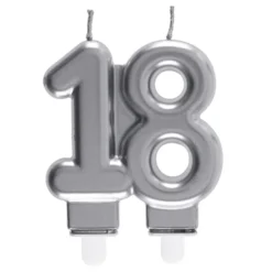 Kakkukynttilä 18 Hopea