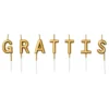 Kakkukynttilät Grattis Kulta