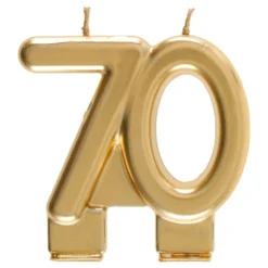 Kakkukynttilät 70 Matta Kulta