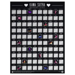 100 Kama Sutra Bucket List Raaputustaulu