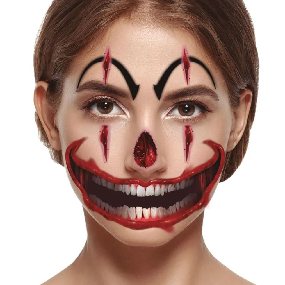 Kasvotatuoinnit Creepy Clown