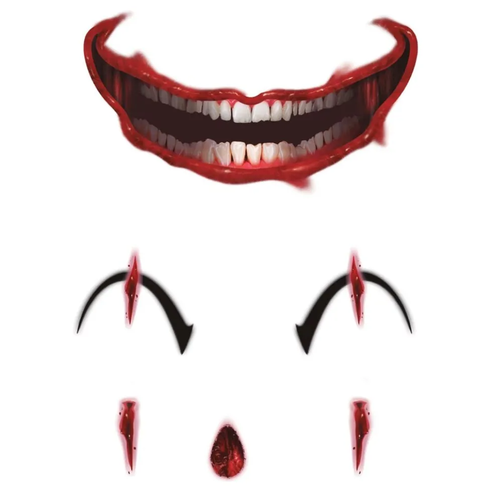 Kasvotatuoinnit Creepy Clown