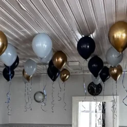 Kattoilmapallot Sininen/Kulta