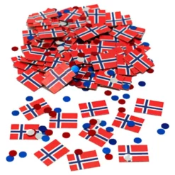Konfetti Norjan Lippu