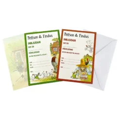 Kutsukortit Pettson & Findus