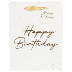 Lahjapussi Kulta Happy Birthday