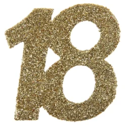 Lasikoriste 18 Kulta/Glitter