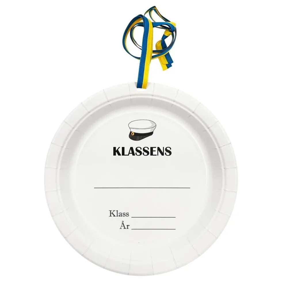 Lautanen Opiskelija Luokan kanssa Sininen/Keltainen Nauha