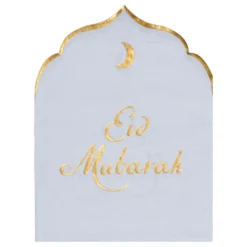 Lautasliinat Eid Mubarak Vaaleansininen