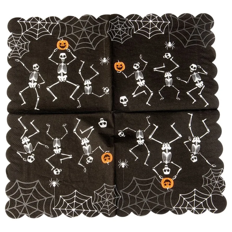 Lautasliinat Halloween Luuranko