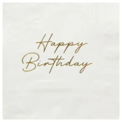Lautasliinat Happy Birthday