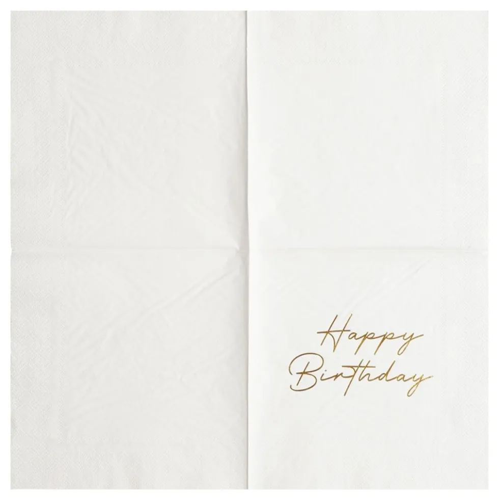 Lautasliinat Happy Birthday