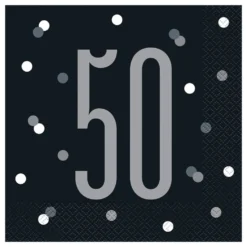 Lautasliinat 50 Musta Pilkullinen