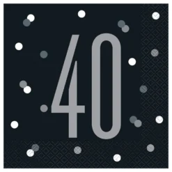 Lautasliinat 40 Musta Pilkullinen