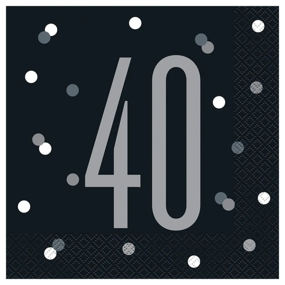 Lautasliinat 40 Musta Pilkullinen