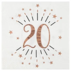 Lautasliinat 20 Sparkling Roséguld