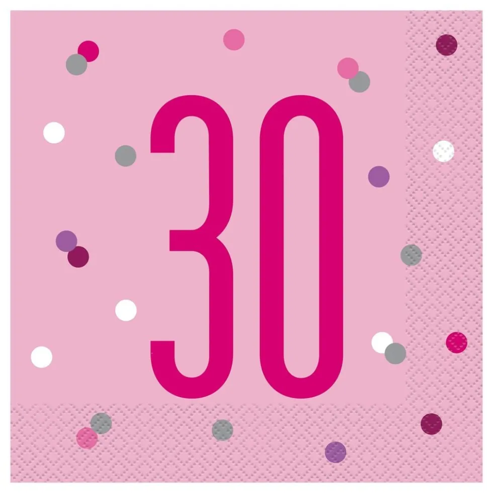 Lautasliinat 30 Vaaleanpunainen