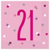 Lautasliinat 21 Vaaleanpunainen