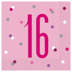 Lautasliinat 16 Vaaleanpunainen