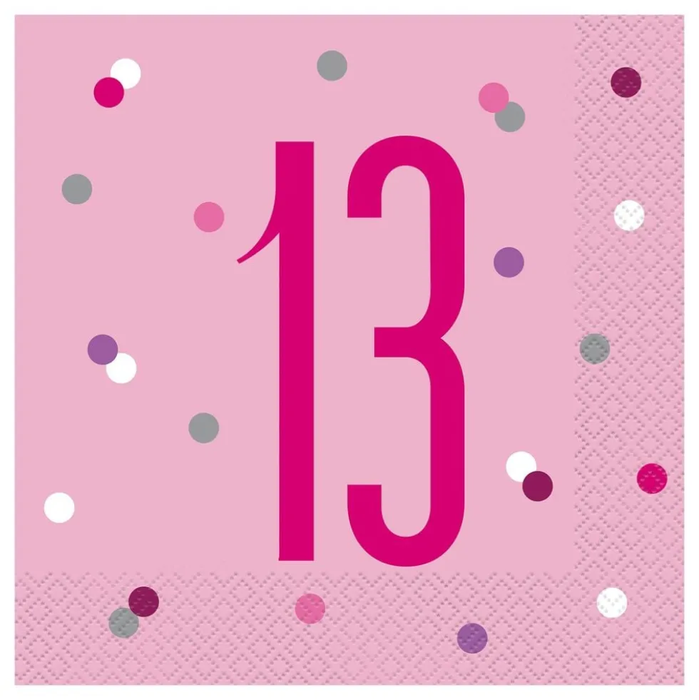 Lautasliinat 13 Vaaleanpunainen