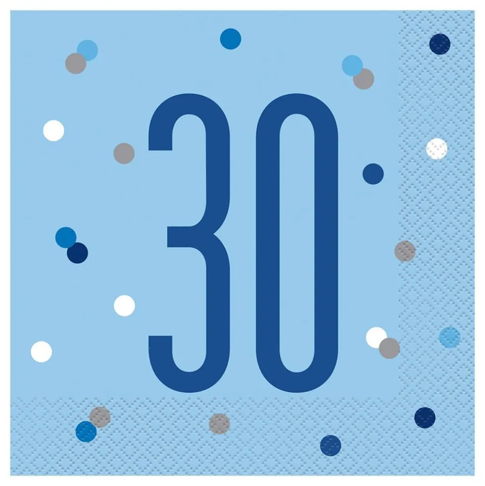 Lautasliinat 30 Vaaleansininen Pilkullinen