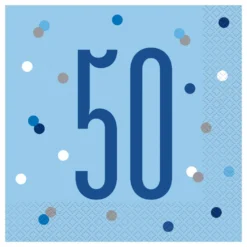 Lautasliinat 50 Vaaleansininen Pilkullinen