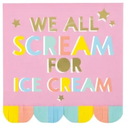 Lautasliinat We All Scream For Ice Cream