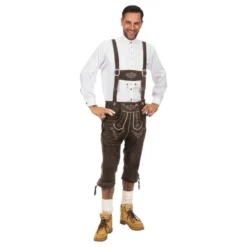 Lederhosen Super Deluxe Tummanruskeat