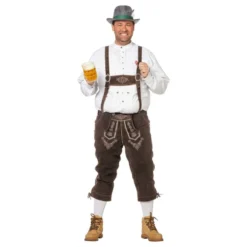 Lederhosen Super Deluxe Tummanruskeat